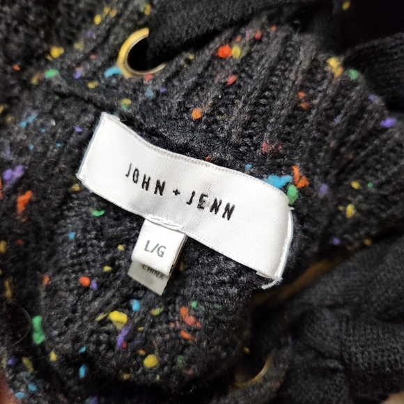John + Jenn L Speckled Tie Back Sweater - Picture 9 of 13